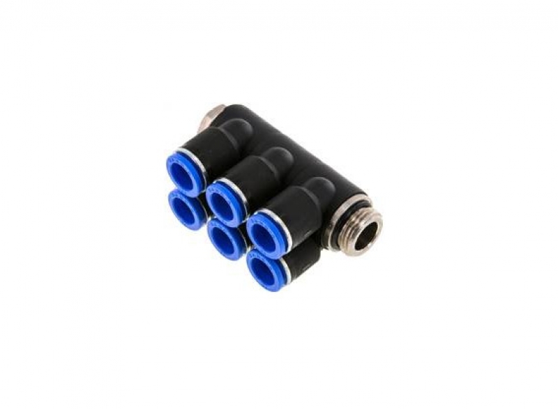 Разклонител 1/2" - 12 mm, 6 извода
