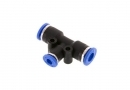 Т-съединител, редуциращ 6mm - 4mm