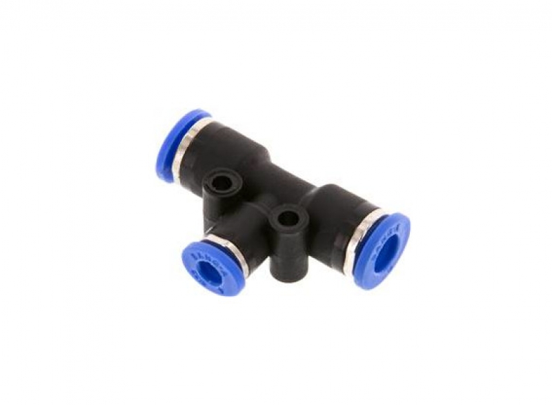 Т-съединител, редуциращ 6mm - 4mm