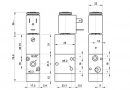 Разпределител 321 ME, 3/2, 1/8"