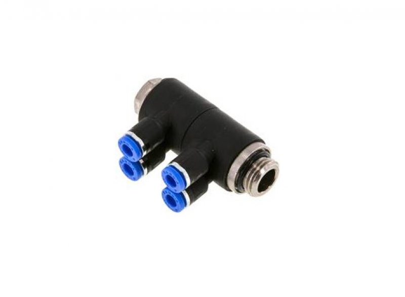 Разклонител 1/4" - 4 mm, 4 извода