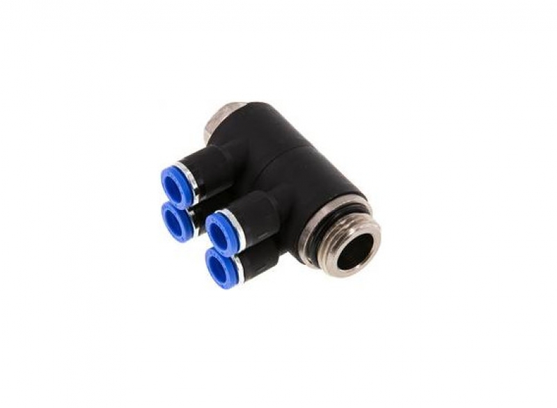 Разклонител 1/2" - 8 mm, 4 извода
