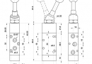 Разпределител 521 LL, 5/2, 1/8"