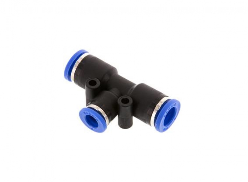 Т-съединител, редуциращ 8mm - 6mm