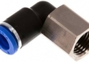 Г-съединител, с вътрешна резба 1/4" - 8mm