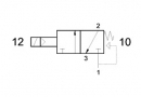 Разпределител 322 ME, 3/2, 1/4"