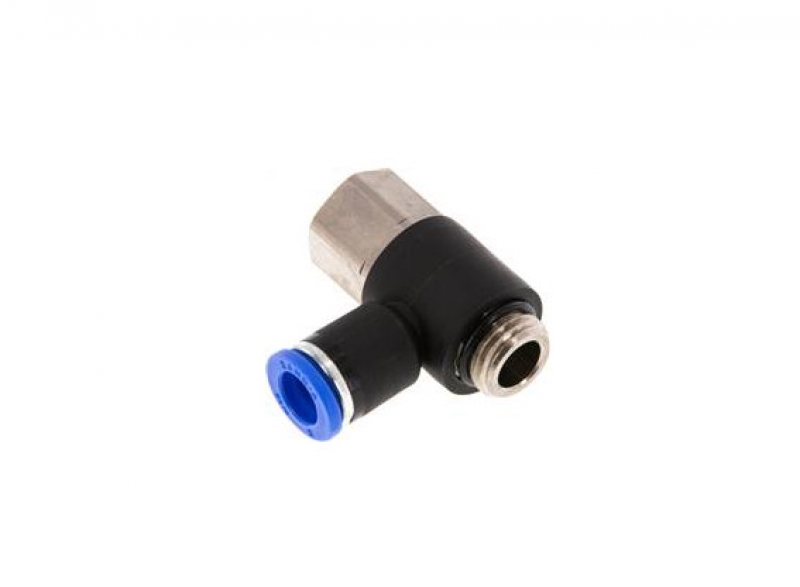 T-съединител, външна и вътрешна резба 1/4" - 8mm