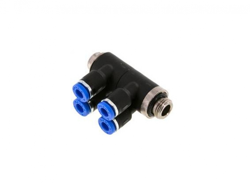 Разклонител 1/8" - 4 mm, 4 извода