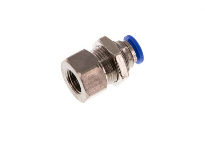 Съединител за преграда 1/8" - 6mm