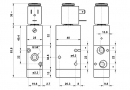 Разпределител 322 ME, 3/2, 1/4"